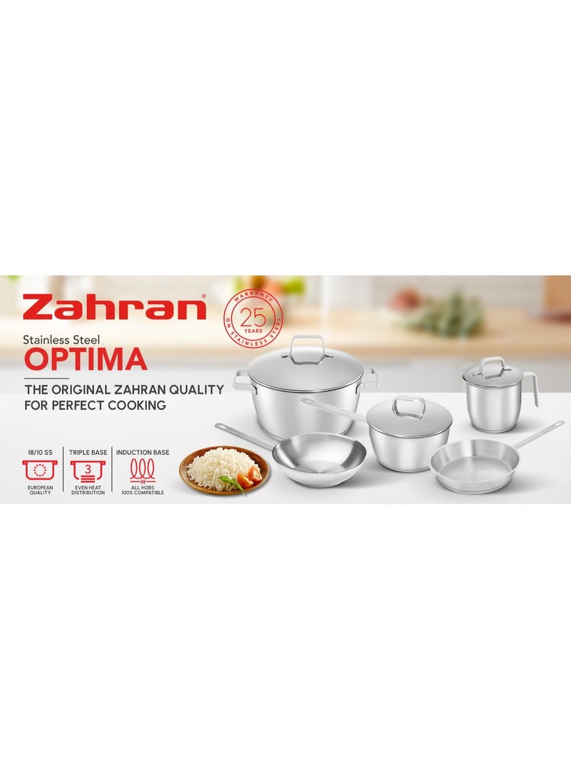 زهران طقم حلل زهران ستانلس ستيل اوبتيما - مقاس 16،18،22،24،28 - Image 2